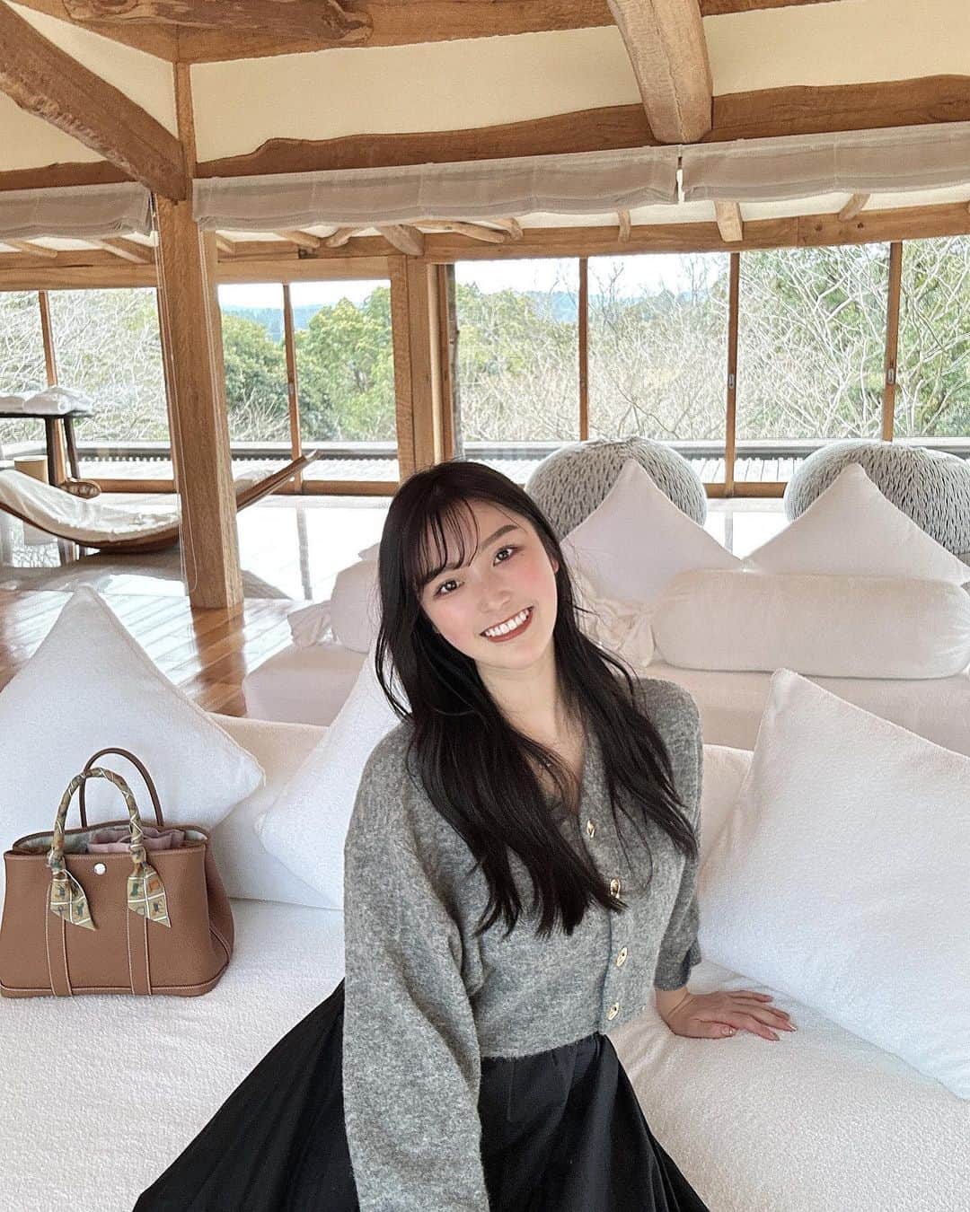 リサさんのインスタグラム写真 - (リサInstagram)「天気もってよかった〜！🌞☁️  #鹿児島旅行  #天空の森」3月5日 18時48分 - _99risa