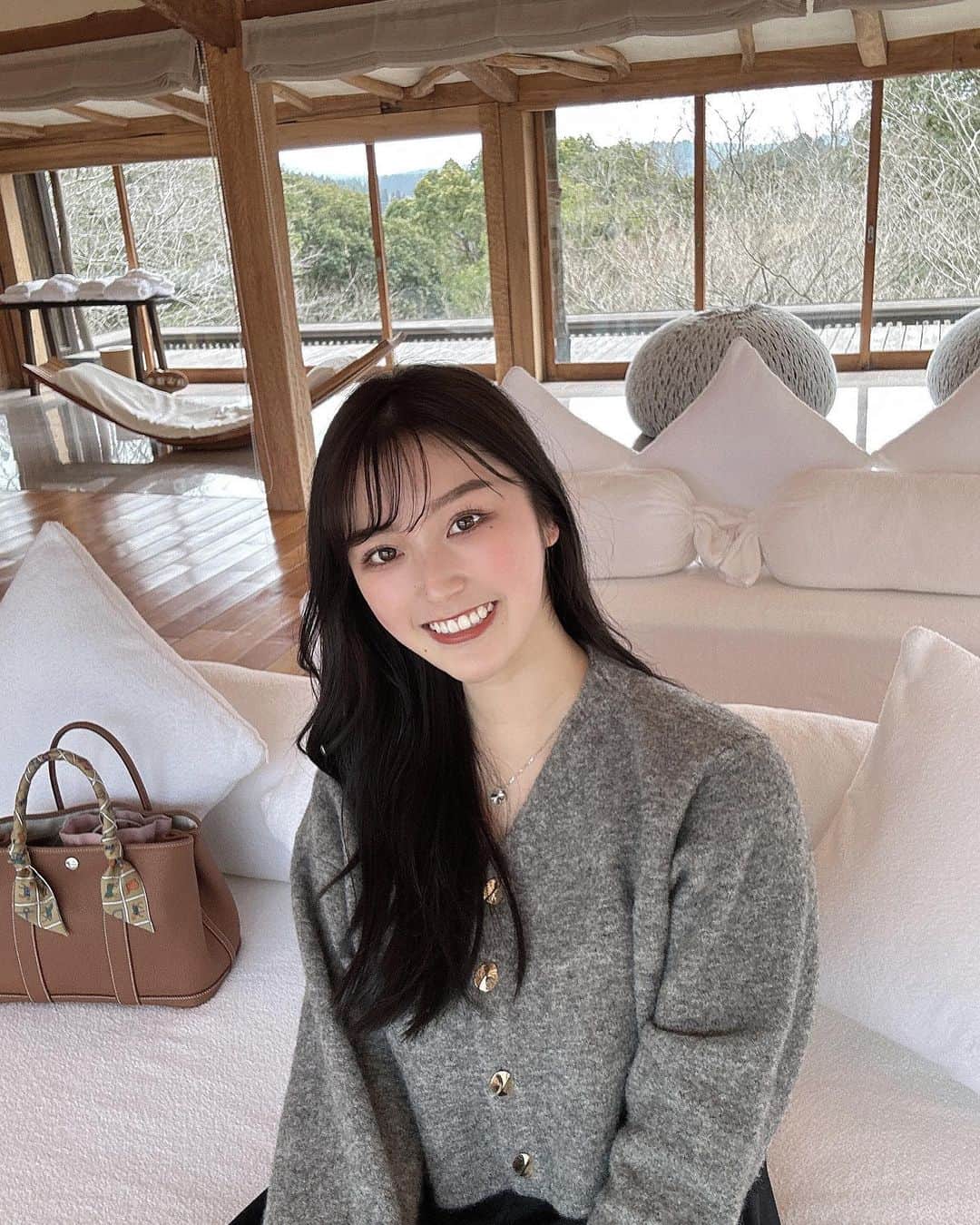 リサさんのインスタグラム写真 - (リサInstagram)「天気もってよかった〜！🌞☁️  #鹿児島旅行  #天空の森」3月5日 18時48分 - _99risa