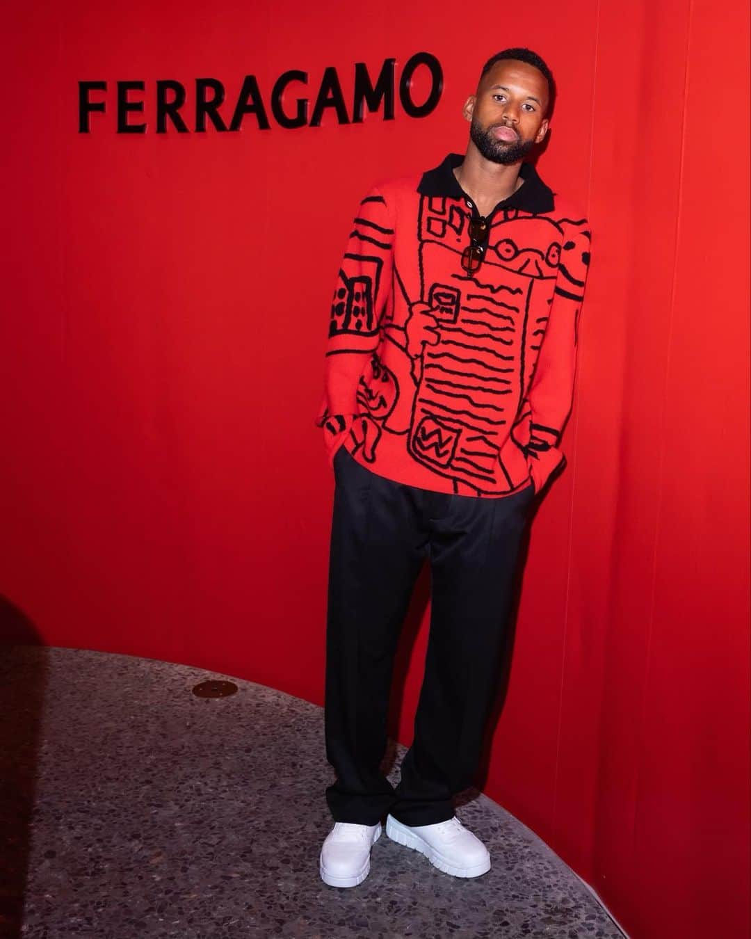 ケリーン・アコスタのインスタグラム：「@thewebster x @ferragamo ❤️‍🔥」