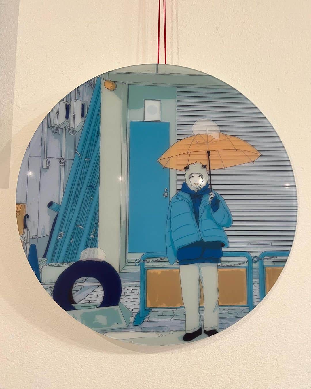 フクザワさんのインスタグラム写真 - (フクザワInstagram)「東京個展ちてます。待ってます。売れた絵たち数枚今日も載せます。 #午後には溶けていた #designfestagallery #drawing」3月20日 11時25分 - fuku_zawa