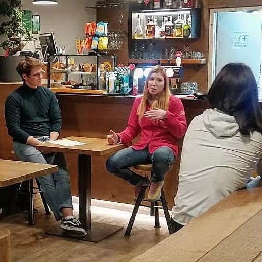 ミナ・マルコヴィッチさんのインスタグラム写真 - (ミナ・マルコヴィッチInstagram)「'Evening talk' season opened @plusclimbing.  In home and warm environment we discussed about my climbing starts, early and main career, other questions and future path.   If you have missed it and interested to hear a story, let me know! 🙃  Thanks to all atended, @plusclimbing and @tadejgregoric for all organization and hosting.   See you on the next one!  #talk #evening_vibes #climbing #weareclimbers #foryourmountain #climbinglife #outdoorlife #dowhatisyourpassion #climbingpsychology」3月5日 22時26分 - miiiinam