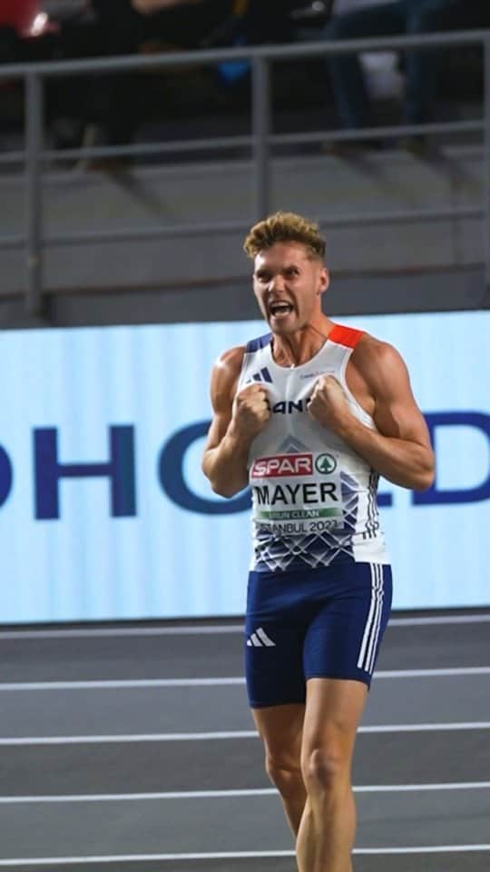 ケビン・マイヤーのインスタグラム：「Pure passion♥️  #Istanbul2023 #Athletics #Trackandfield #AllAthleticsTV」