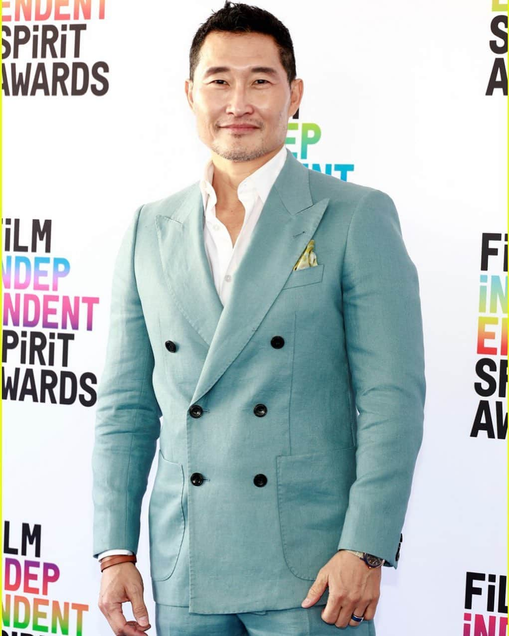 ダニエル・デイ・キムのインスタグラム：「My first #IndependentSpiritAwards! Thanks to @filmindependent for asking me to be a part of it. So cool to see so many talented artists and friends being rewarded for great work. Congratulations to all the nominees and winners, and special thanks to @kylekagamida for helping a presenter look presentable on short notice. :)」