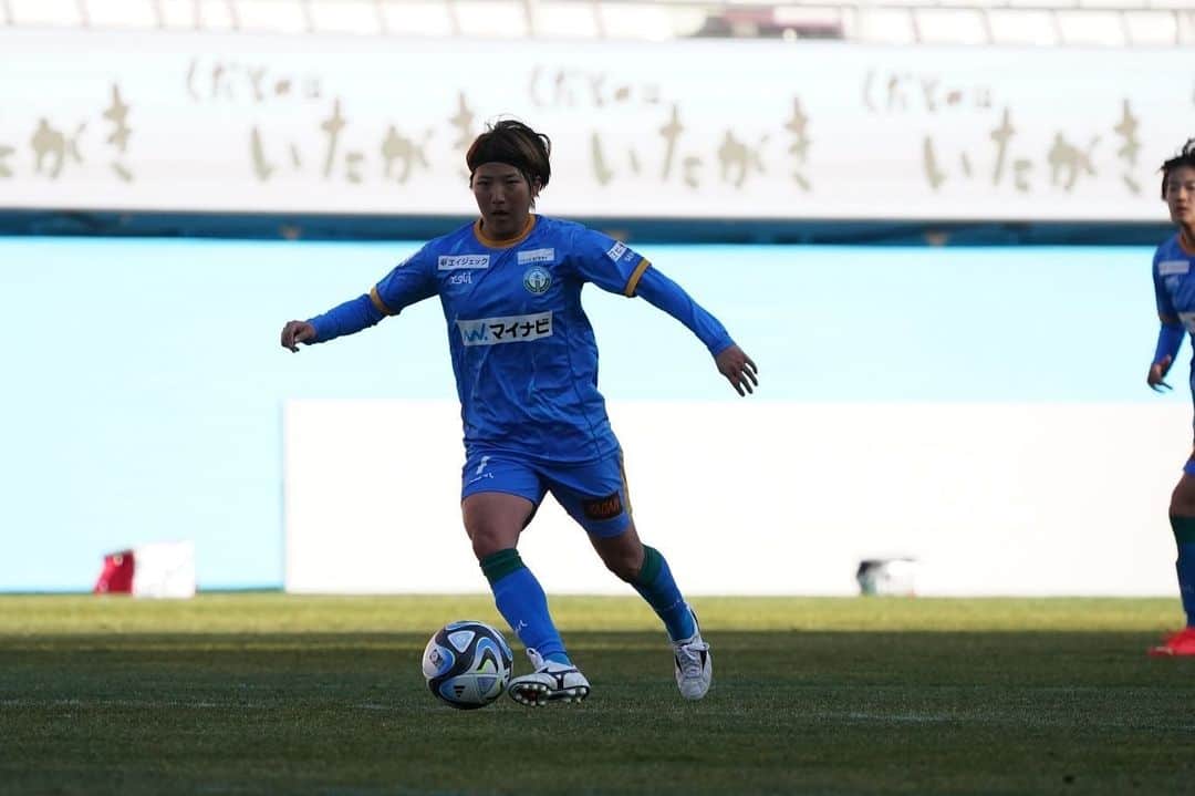 隅田凜のインスタグラム：「_ リーグ戦再開⚽️  個人的にも復帰して久しぶりの公式戦でした。 スタジアムの熱気と暖かい応援の中勝てなかったことが悔しいです。 たくさんの応援ありがとうございました🙏  #マイナビ仙台レディース #サンキュー👆 #yogiboweleague」