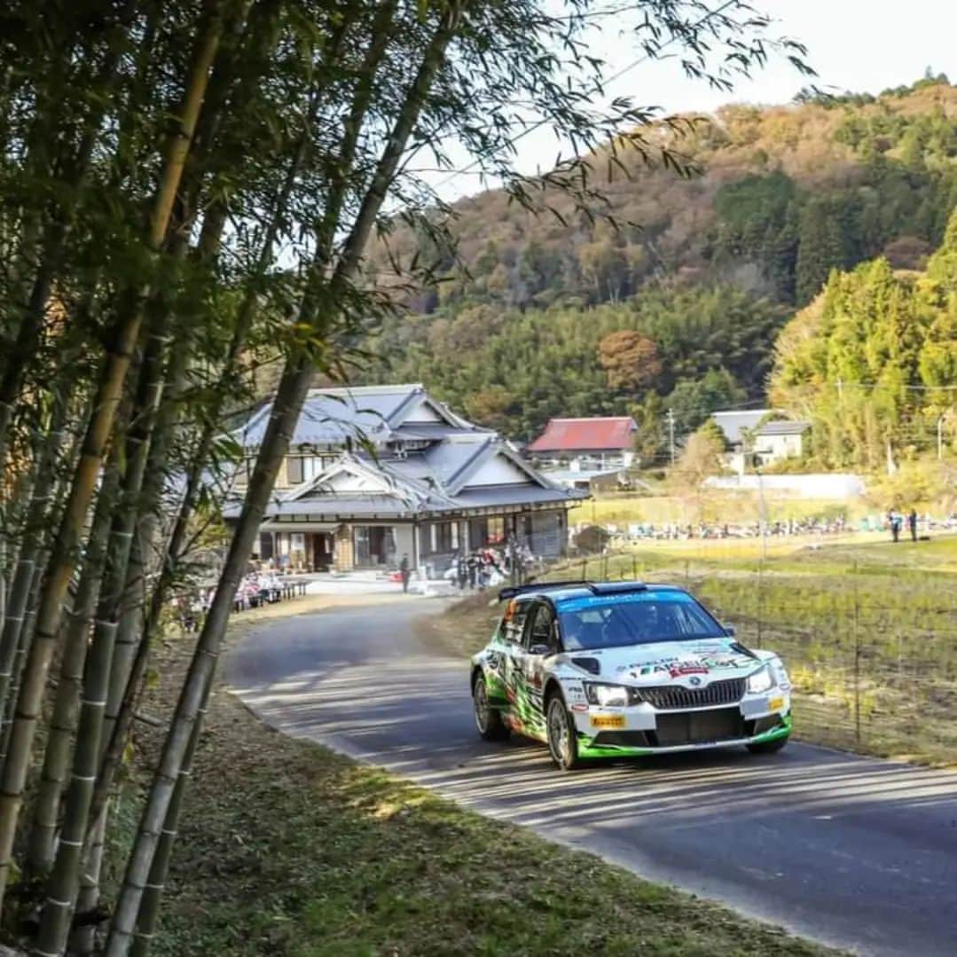 ヘイキ・コバライネンのインスタグラム：「Perfect start for us in the Japanese Rally Championship with Rally Team AICELLO, maximum points this weekend! Felt good to be back on tarmac roads 🙂🙂」