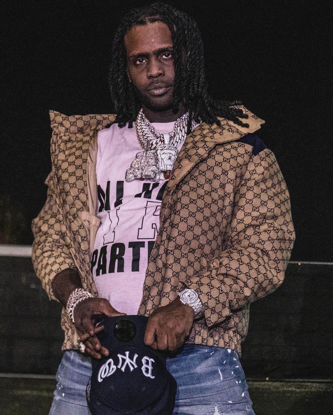 チーフ・キーフのインスタグラム：「I ain’t been to church in 20 years and 2 weeks Run up & you gon need some fuckn NEWFEET Neck wet asf like I got it out a reef I can tell you Ben franklins first words he said “Keef”」