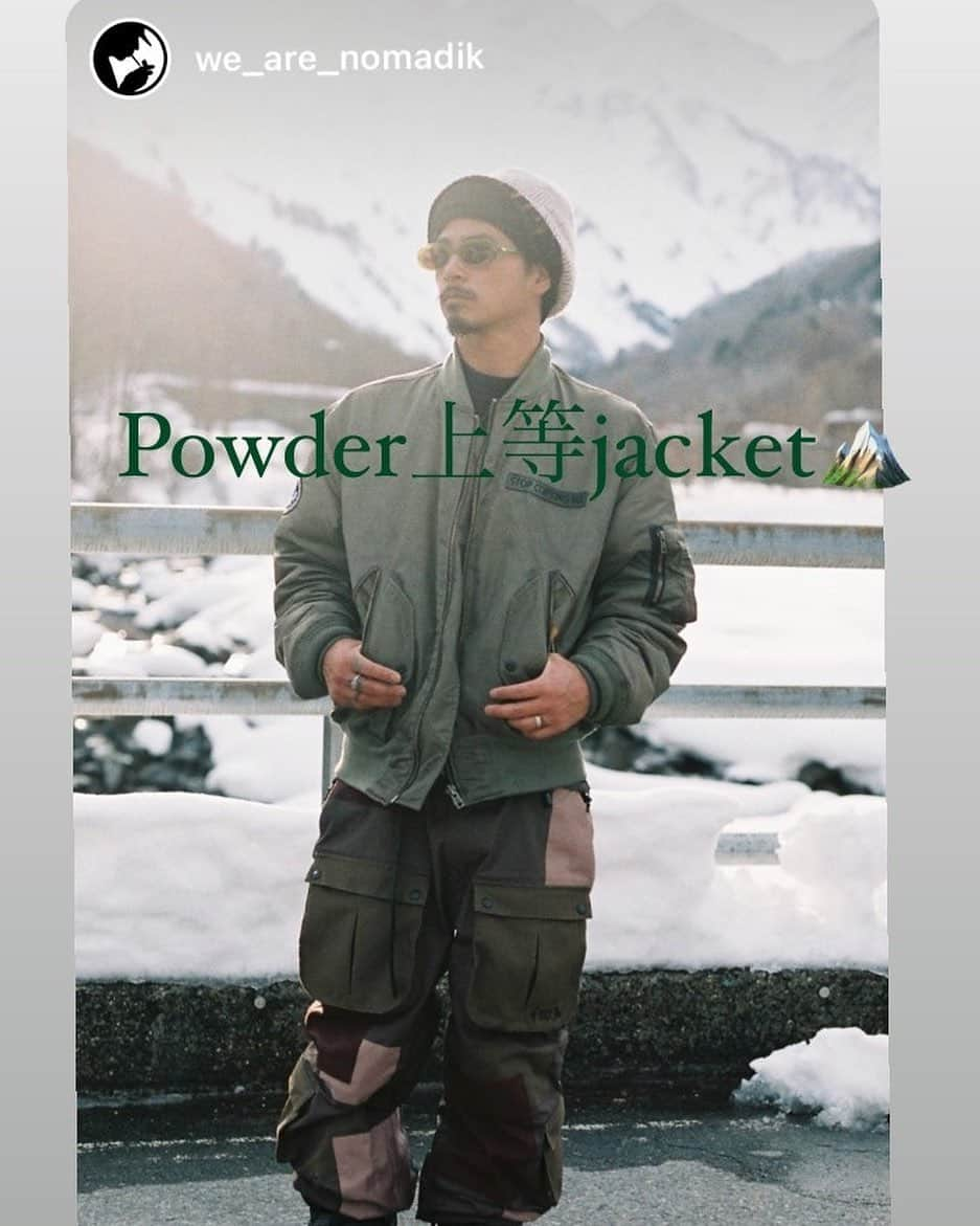 國母和宏のインスタグラム：「Powder上等jacket🦺」