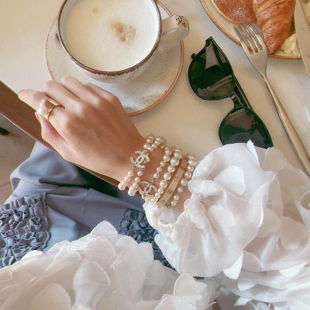 のインスタグラム：「Good morning 🤍  #HIAND#ハイアンド#朝時間#breakfast」