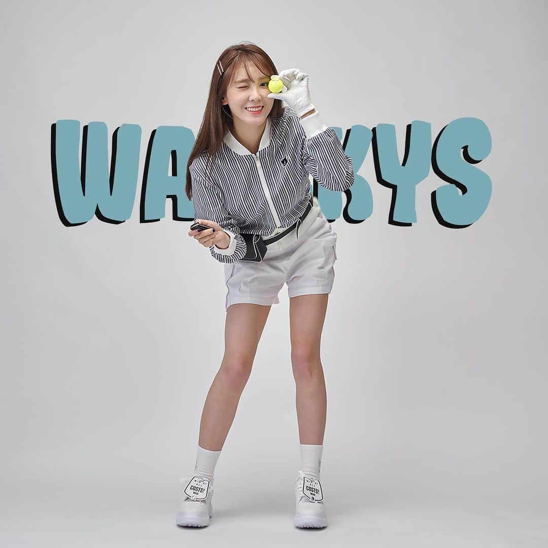 オ・ヨンギョン のインスタグラム：「왁골프 콘테스트에 참가하게 되었어요~~  왁 (@waacgolf ) 인스타그램에 들어가셔서 5번 많은 좋아요 부탁드립니다❤️ 서인이 엠버서더 만들어주세요🙏💕 여러분의 투표로 만들어집니다🎉 #와키즈 #왁골프 #WACCKYS   투표방법 1. 왁골프 팔로우하기 2. 한서인 게시물 좋아요+댓글+저장까지! 3. 감사합니다❤️❤️」