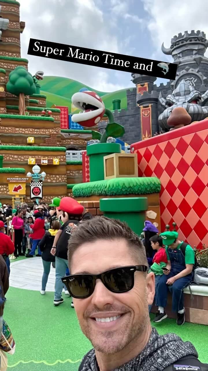 エリック・ウィンターのインスタグラム：「Thank you @unistudios for the tickets! This was awesome.  Happy kids. Loved #SUPERNINTENDOWORLD #atuniversal 🔥🔥」