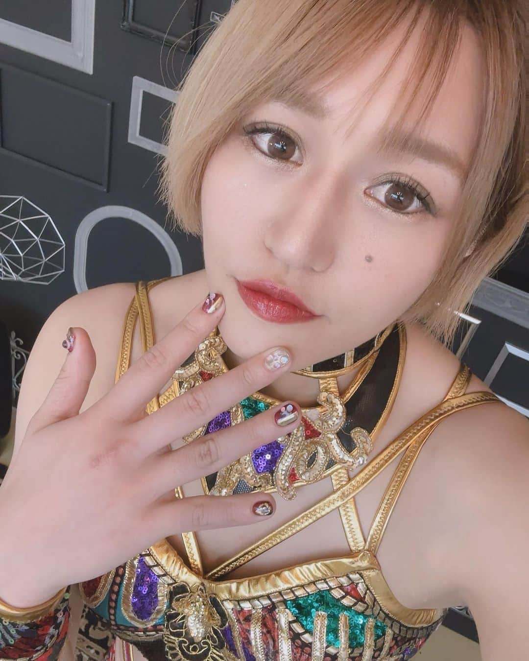 のインスタグラム：「#shooting #new #nail #stardom #GE #Syuri」