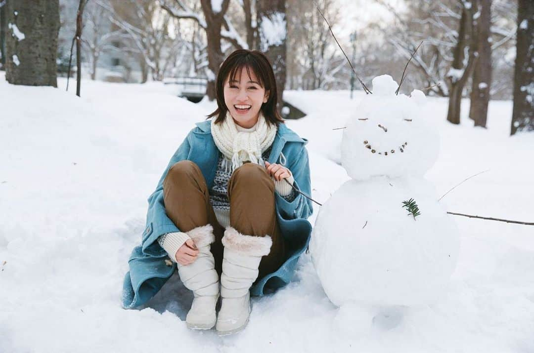 前田敦子のインスタグラム：「. ⛄️」