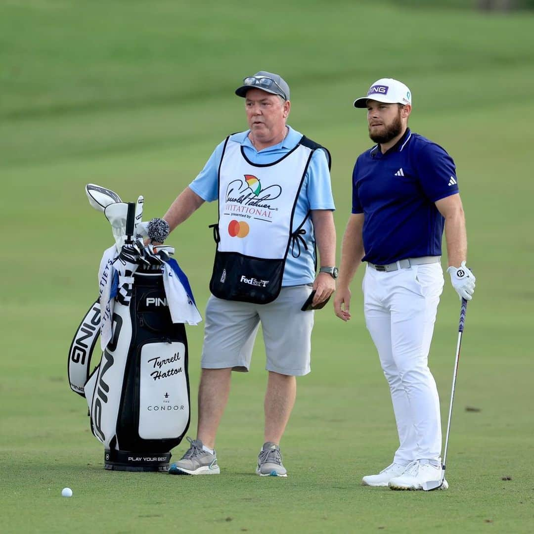 ティレル・ハットンさんのインスタグラム写真 - (ティレル・ハットンInstagram)「T4 in the end, was fun to be in the mix again. Sundays at Bay Hill are hard! 😮‍💨 @apinv」3月6日 23時39分 - tyrrellhatton