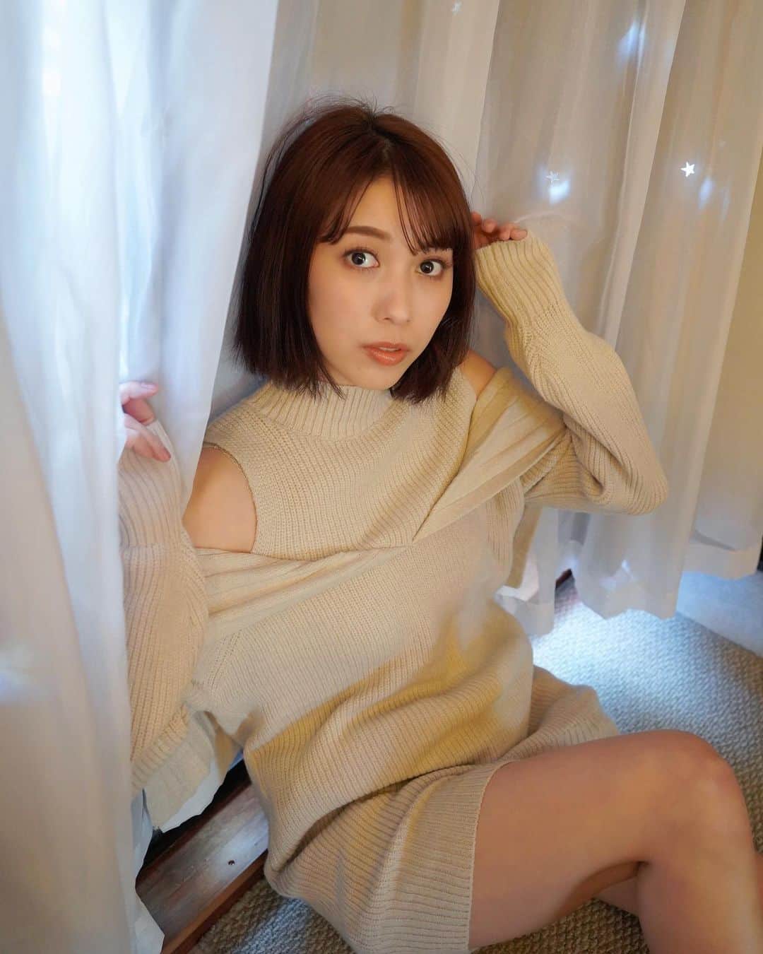 秦瑞穂のインスタグラム：「. 今日もお疲れ様🤭  おやすみなさい💤  .  #秦瑞穂 #follow #me #followme #japanesegirl #japan #粉我 #偶像 #インスタグラビア #gravure #instagravure#sexy#셀카놀 #被写体 #selfie #lingerie#gn#셀카」