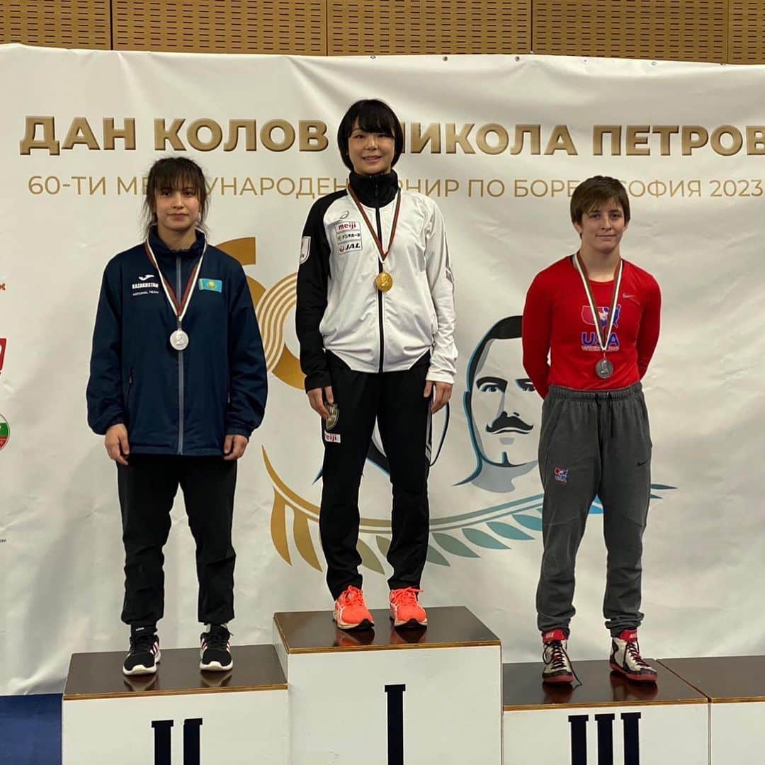 藤波朱理のインスタグラム：「dankolov🇧🇬🥇  次に向けてまた頑張ります💪」