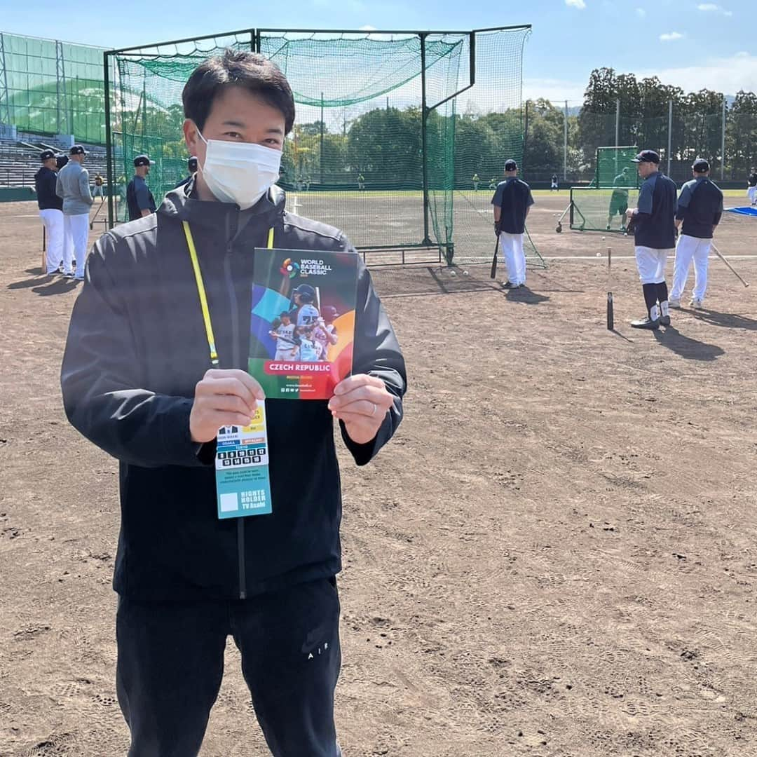 テレビ朝日アナウンサー公式さんのインスタグラム写真 - (テレビ朝日アナウンサー公式Instagram)「WBC初戦まであと3日!強化試合は残り2試合!ついに今日からMLB組が試合に出場、大谷翔平選手が久々に日本でプレーを披露する予定の大注目の試合です! 私は3戦目の相手、チェコ代表取材のため宮崎に行ってきました!我々も準備万端です!!　   #三上大樹  #まもなく  #WBC  #強化試合  #侍ジャパン」3月6日 17時00分 - tvasahi_announcers