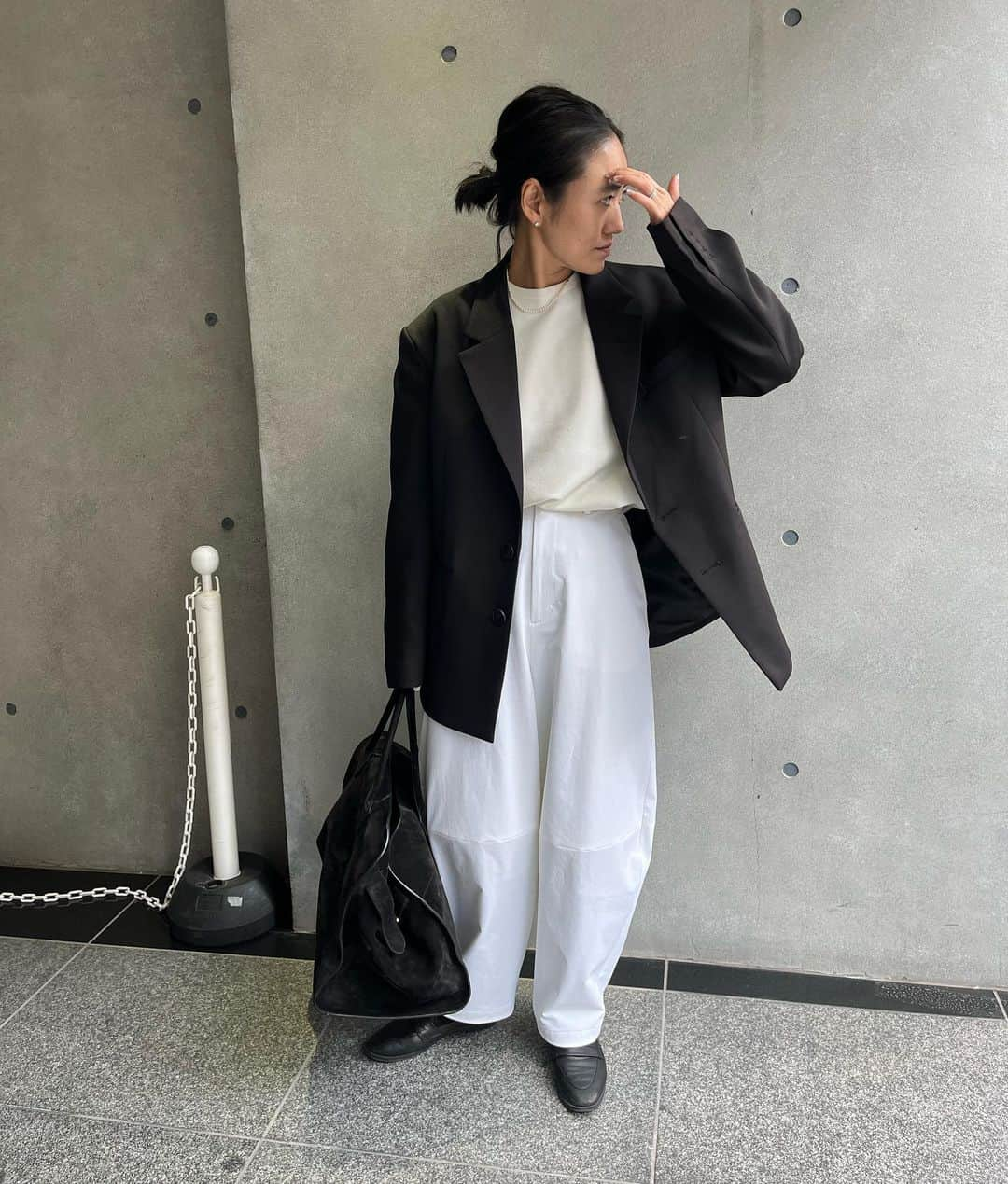 金子綾さんのインスタグラム写真 - (金子綾Instagram)「today's... #ootd  #akcloset   暖かくなってきて、やっとコラボパンツが履けた♡」3月6日 18時39分 - ayaaa0707