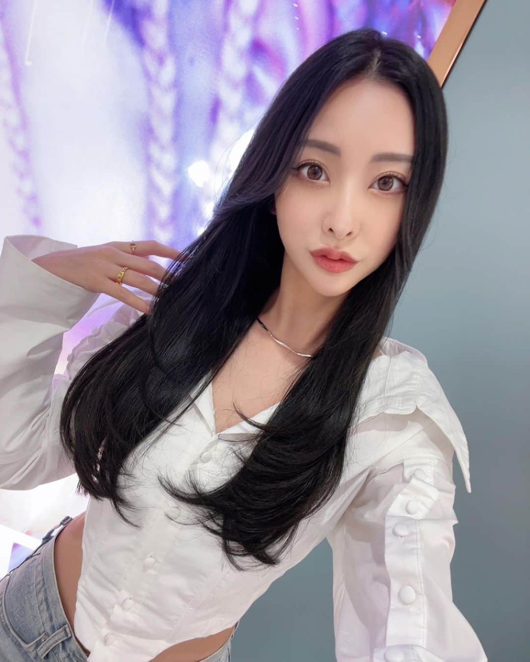 のインスタグラム：「. . しごおわ🫶 明日から久々の展示会です！ 早起きがんばろー💓」