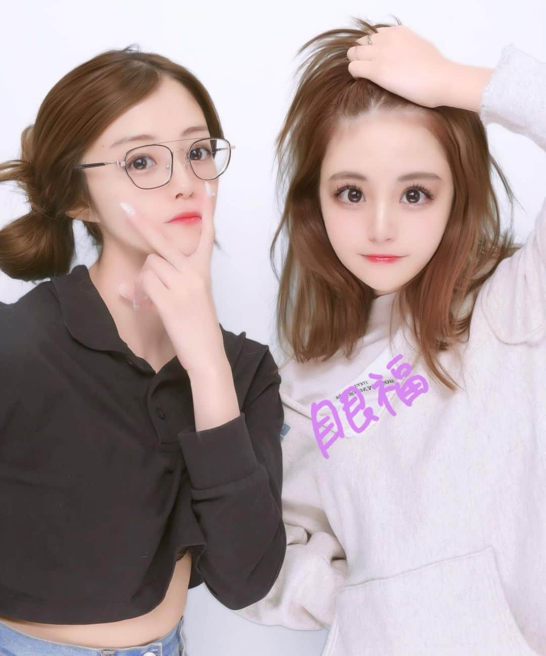 谷川聖のインスタグラム：「ノーセットノーメイクでスシロー救いに行ったらプリクラの加工に救われた🉐」