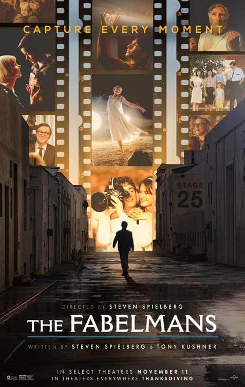 佐藤東弥のインスタグラム：「『フェイブルマンズ』を観た ずっと寄り添っていたくなる映画だった 卒業式の後のロッカー前のシーンが良かった  大声で喋るジョンフォードは まんまデビットリンチだった 「ありがとう」と言われた後の返しのセリフに 映画を作ることの全てが込められていた ように思えた」