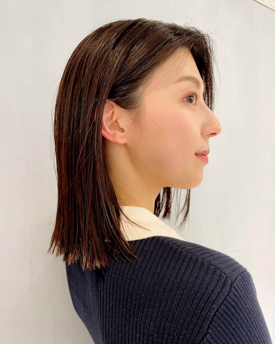 上村彩子さんのインスタグラム写真 - (上村彩子Instagram)「. . 肩くらいにまで、すっきり✂️」3月6日 22時21分 - saekokamimura