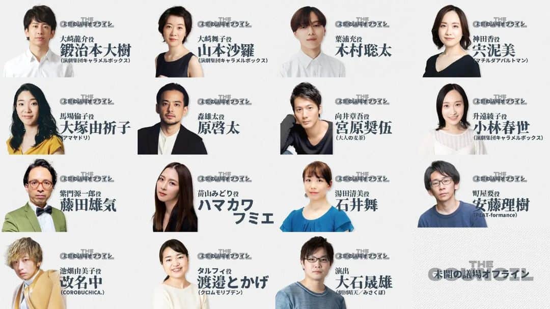 宮原将護のインスタグラム：「『未開の議場オフライン』  この舞台は、役者が主導でつくる演劇 コロナ禍の初期にやったオンライン演劇『未開の議場オンライン』の劇場版  これまでも何度もミーティングを定期的に重ねており、これからも発信を続け、本番を目指す  『未開のあなた』という動画企画も４月頃から発信してゆきます、どうぞご注目を  #未開オフライン  #未公開の議場  #演劇  #未開のあなた #youtube」