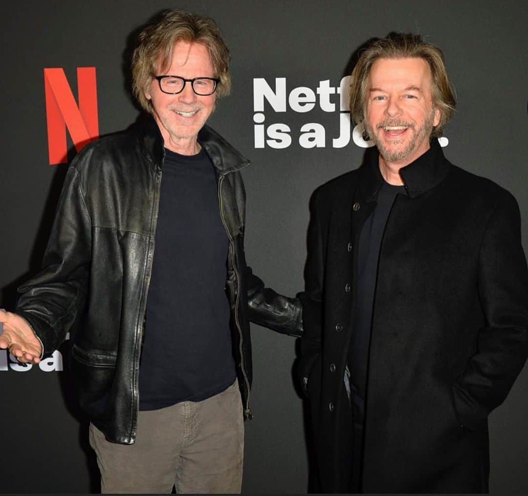 デヴィッド・スペードのインスタグラム：「Had a great time with Dana watching Chris Rock’s special and talking about it and had a lot of laughs with the panel.」