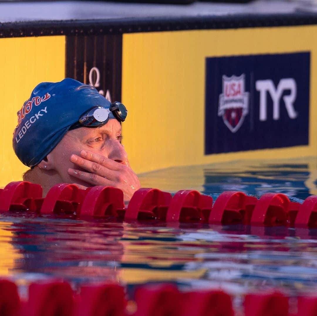 ケイティ・レデッキーのインスタグラム：「The sunsets were breathtaking 🤭🤩 Got in some good racing last week in Fort Lauderdale👌🏼☀️🌴 #TYRProSeries   📸 - @mike2swim」