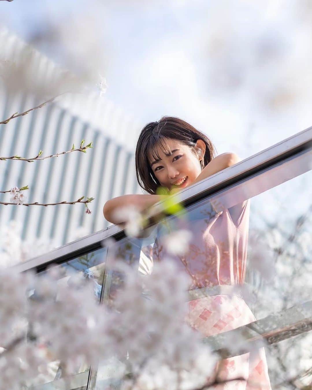 堀江聖夏さんのインスタグラム写真 - (堀江聖夏Instagram)「⌇‎ 桜の季節になるね🌸♡どこいきたい❔」3月7日 8時23分 - mina_horie
