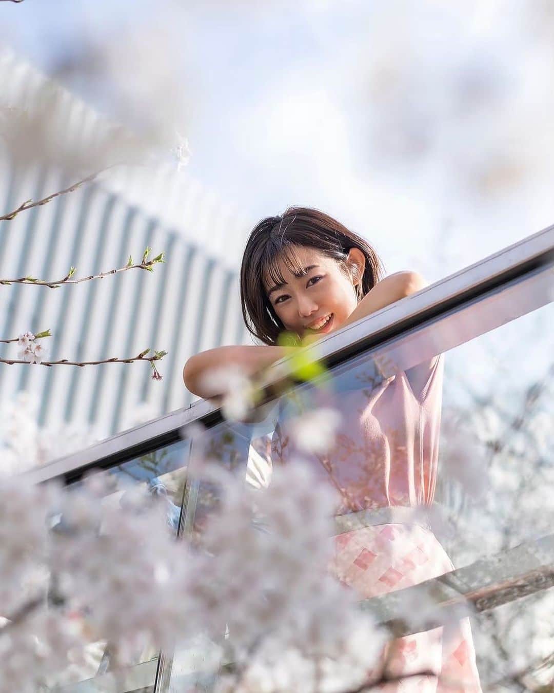 のインスタグラム：「⌇‎ 桜の季節になるね🌸♡どこいきたい❔」