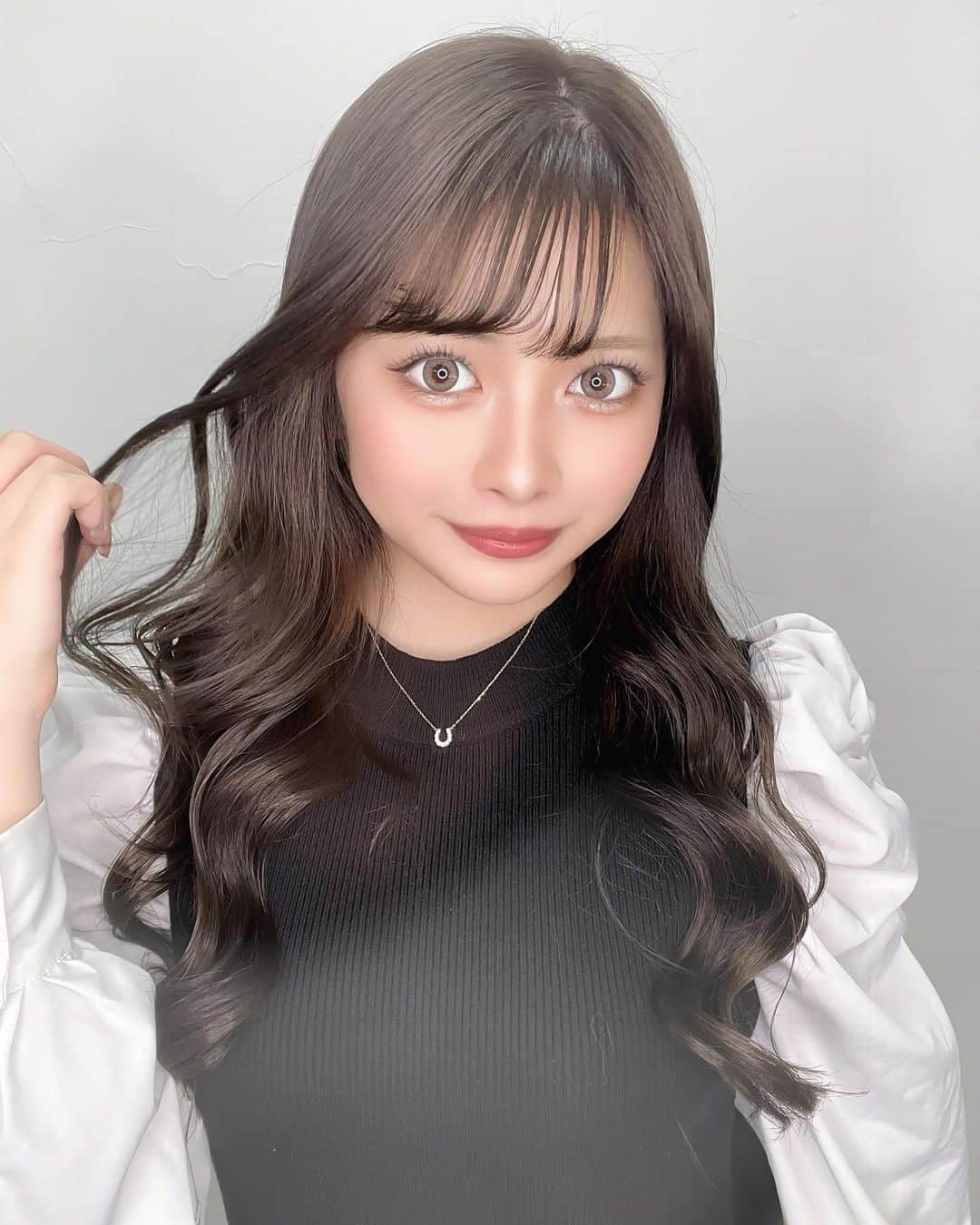 崎代夏怜のインスタグラム：「new カラーだよ❤︎❤︎  @carpe_ysd 💇‍♀️🤎  #ロングヘア #new」