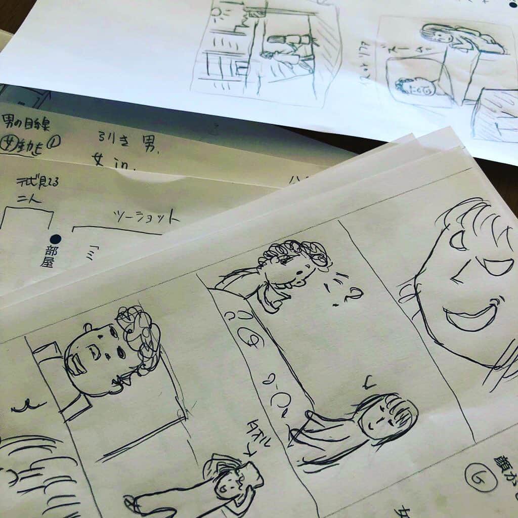 山口森広のインスタグラム：「公演が終わりました！ さて、台本修正、絵コンテ、カット割確認OK！ 撮影の日が迫る！ ひゃっほーーい！！！ #シゲ組 #頑張ります #映画じゃないよw」