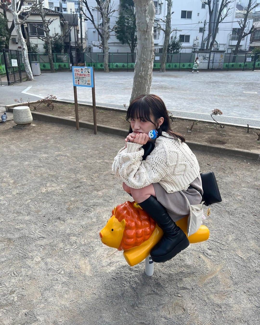 近藤真琴さんのインスタグラム写真 - (近藤真琴Instagram)「公園デートです」3月7日 17時32分 - onakasuitamakochan