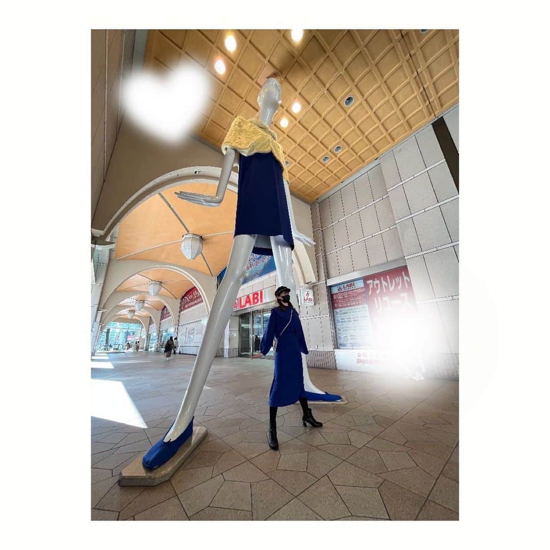 夢月せらのインスタグラム：「ずっと通ってたはずなのに気づかなかった   #名古屋のななちゃん  #ななちゃん  #ななちゃん人形」
