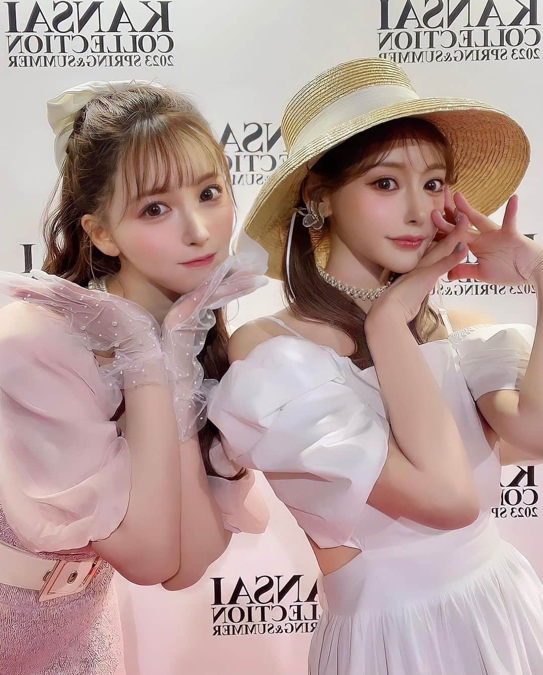 明日花キララのインスタグラム：「@royalparty_official 様のステージ🎀 アイドルゆあ姫と👱🏻‍♀️👧🏽 私はお花畑に探検に来たやんちゃな女の子をドラマティックに演出してみました💐 耳にはお花畑で見つけたお花を付けちゃったというコンセプトです🌼🌼 パフスリと裾がふわっとかわいく清潔感もある春らしいワンピースでした！  @royalparty_official 様素敵なステージのトリをありがとうございました🦋  #関西コレクション #ゆあきら」