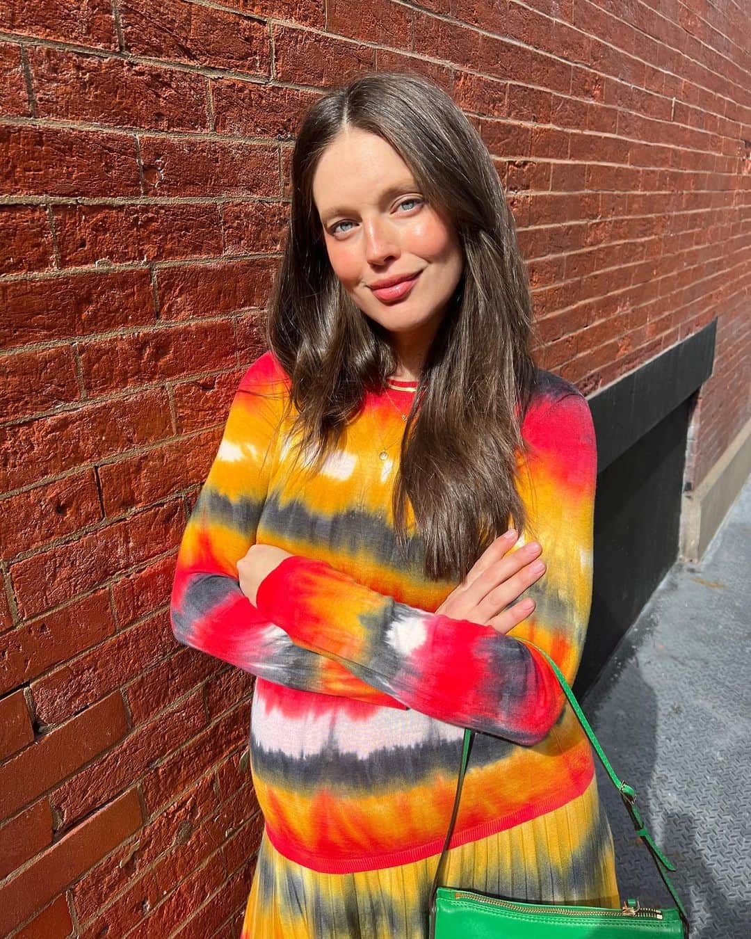 エミリー・DiDonatoのインスタグラム：「Tie dye but make it maternity 🎨」