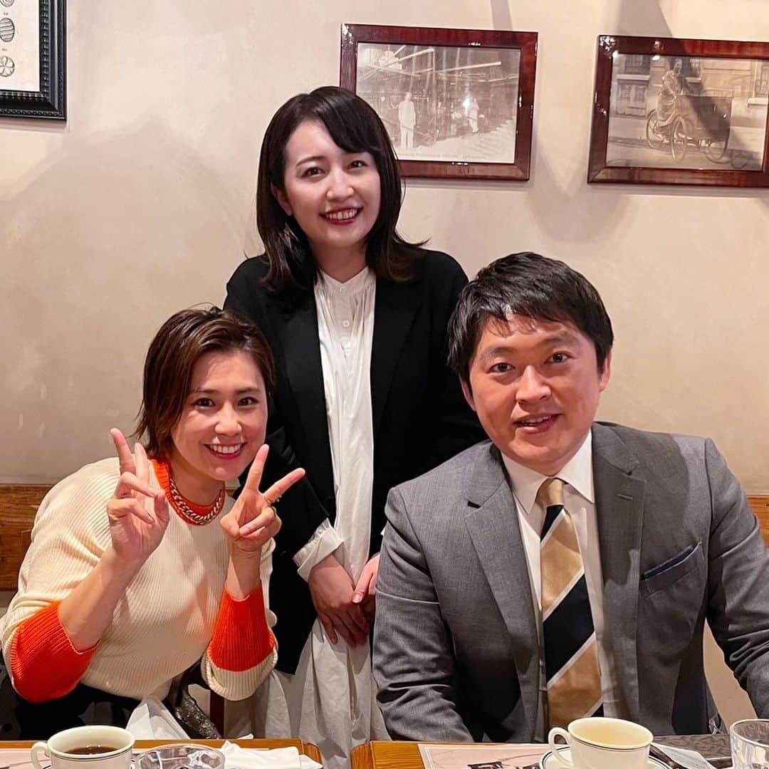 相内優香さんのインスタグラム写真 - (相内優香Instagram)「今日は久々に、佐知さんに会えました！ モーサテ終わりに矢内アナと一緒にモーニングを🍽 どんなときも太陽のように明るい佐知さん🌻✨✨ テレ東辞めちゃうときは寂しくて寂しくてたくさん泣いたなぁ🥲 ずっと変わらない、大好きな先輩です😊❣️✨  #モーサテ #モーニングサテライト #青木佐知　さん #矢内雄一郎アナ #チーム群馬」3月8日 12時39分 - yuuka_aiuchi