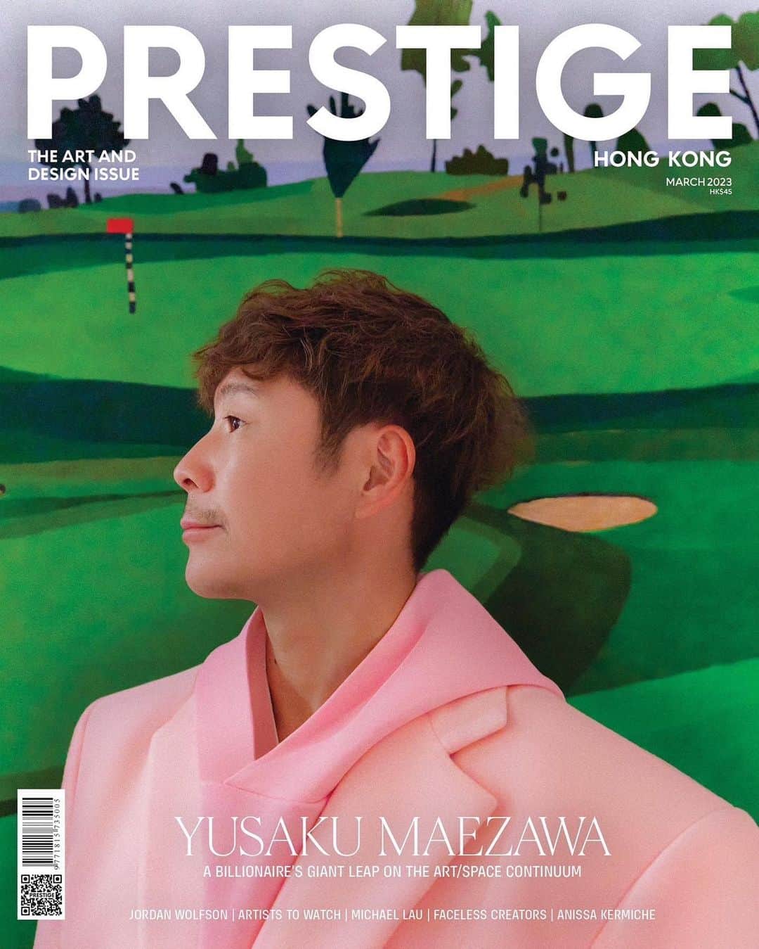 のインスタグラム：「Did the cover page for Prestige Hong Kong! Please check out the new issue on art and space.  @prestigehk」