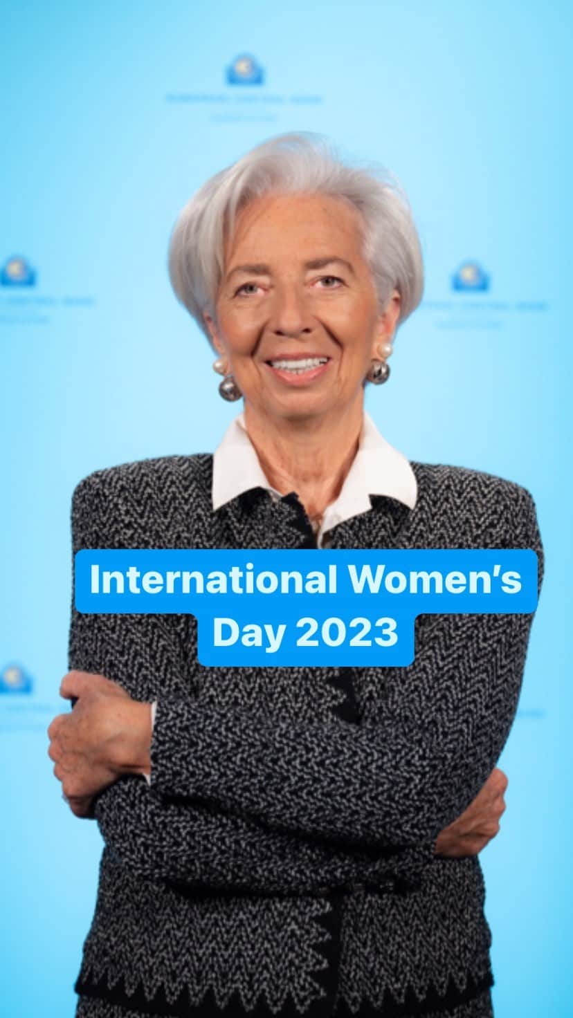 のインスタグラム：「On International Women’s Day, let’s take a moment to reflect on what we can do to achieve the equal participation of women in finance and the economy, and to make the world a better and more sustainable place.  We need to embrace equity. Circumstances, needs, resources and challenges vary, and we need to make sure that all women have access to what they need to succeed.   That’s what this year’s campaign pose is about: embracing equity and calling for change.  🎥 by: Angela Morant/ECB  #IWD2023 #internationalwomensday #EmbraceEquity#genderequality #europeancentralbank #europe #ecb」