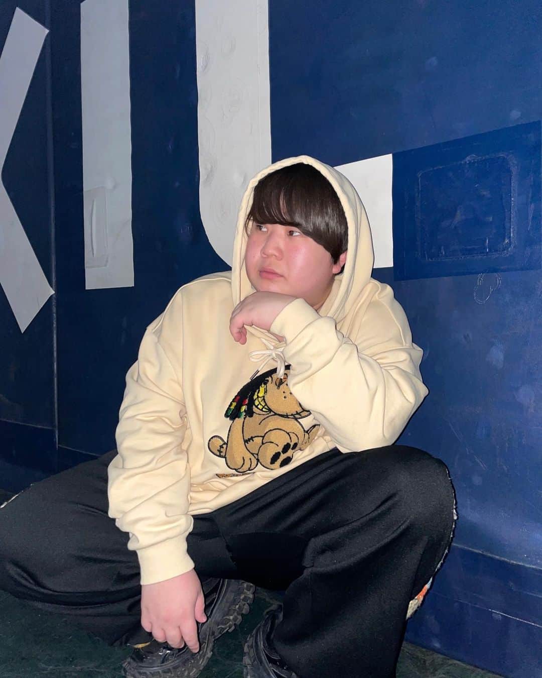 こう（夜のひと笑い）のインスタグラム：「関西コレクションお疲れ様☺️」