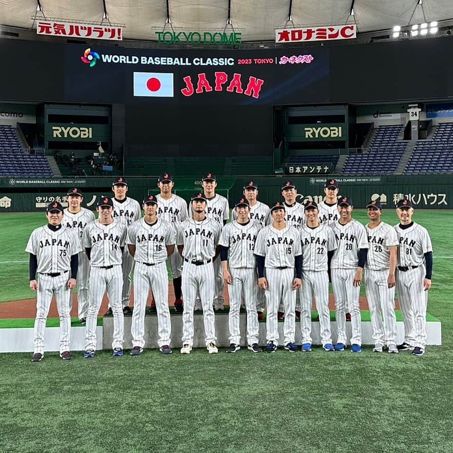 湯浅京己のインスタグラム：「頑張ります🇯🇵  #WBC2023 #TeamJapan」