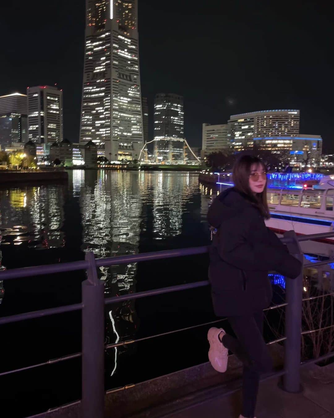 中野妃菜のインスタグラム：「夜投稿どうかな？みんな寝た？」