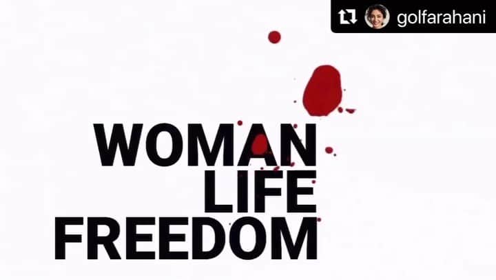 トニ・ガーンのインスタグラム：「International women’s day. Today, every day and everywhere💪🏼🖤 thank you for this powerful video @golfarahani #womanlifefreedom」