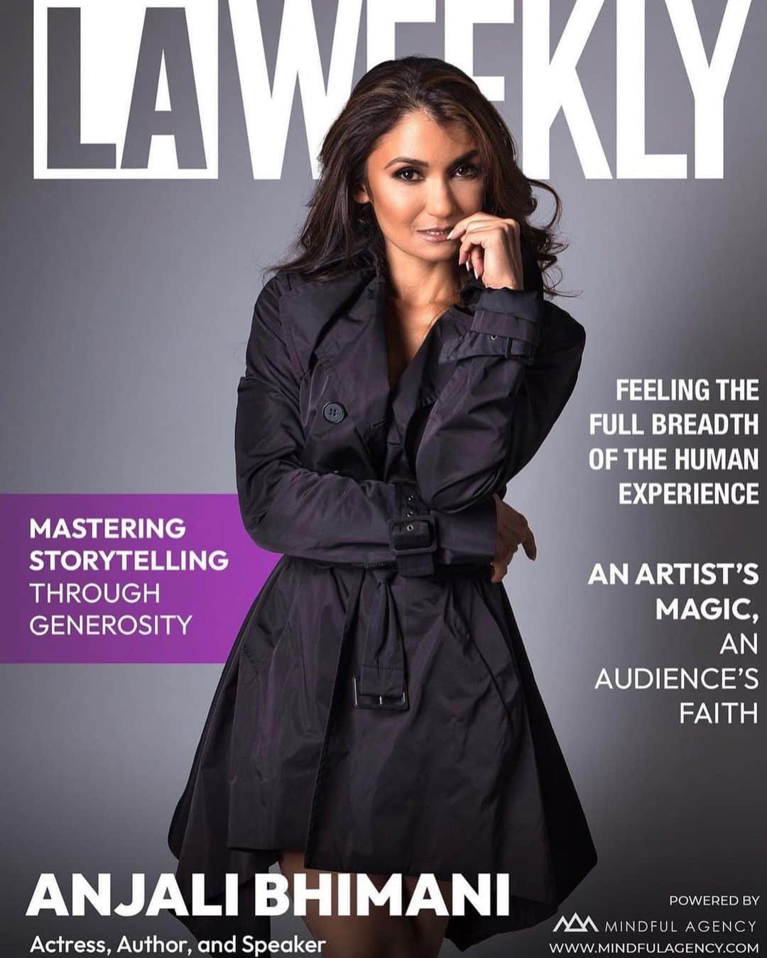 スコット・ローウェルのインスタグラム：「Happy #internationalwomensday and #happyholi to the incredibly colorful COVERWOMAN @sweeetanj !! So proud of the extraordinary way she uses her voice and platform to empower women all over the world! If you’re one of the few on the planet who don’t know her do yourself a favor and follow her, read her, LISTEN to her! Anjali will enrich your life! Go get ’em, Anj!!!」