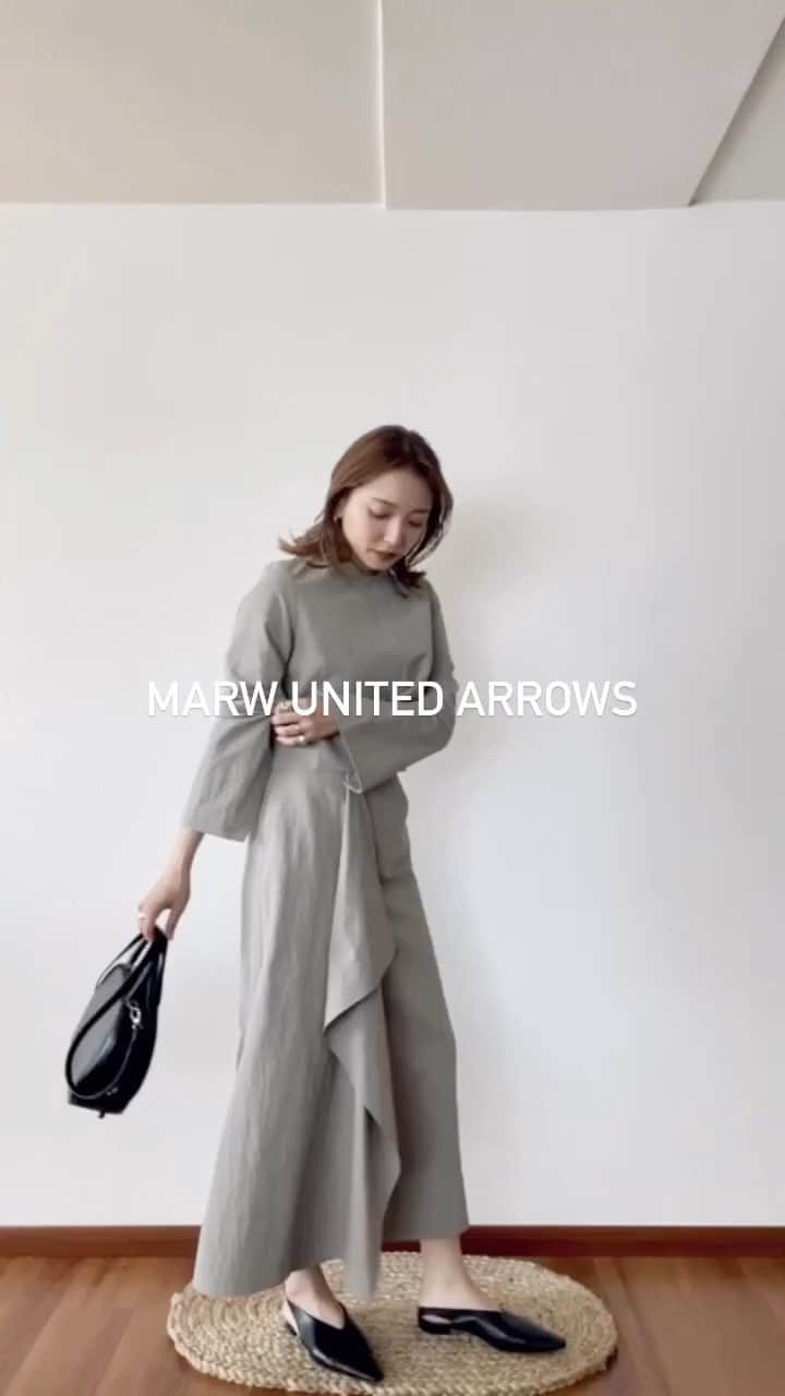かんだまのインスタグラム：「明日3/10(金)はマルゥ新作発売開始◎そしてPOPUP開催🙆‍♀️  ▶︎ @marw_unitedarrows_official   【オンライン発売日】 3/10日(金) 午前11:00 ZOZOTOWN、Rakuten Fashionではシステム上の関係で発売時間に多少の誤差が生じる可能性もございます。予めご了承くださいませ。 取扱店舗:UNITED ARROWS ONLINE / ZOZOTOWN / Rakuten Fashion  【POPUP STORE】 3/10(金)〜14(火) ユナイテッドアローズ札幌店（PARCOの2階です✌️）  ・かんだま接客時間は3/11(土)17時〜閉店、3/12(日)開店から12時まで。  ・POPUP期間中、MARW UNITED ARROWSの商品を税抜8,000円以上お買い上げの方へ、ロゴエコバッグのノベルティをご用意。 ・ロゴステッカーは、金額に関わらず＜MARW UNITED ARROWS＞の商品をお買い上げのみなさまへプレゼント。  【Insta Live配信】 3/10(金)20:45頃よりPOP UP会場よりインスタライブ実施。高身長(171cm)店舗スタッフも登場します☺︎  チーム一同皆さまとお会いできることを楽しみにしております☺︎  #MARWUNITED ARROWS #MARW_UA #マルゥ_UA #UnitedArrows #春コーデ #新作 #大人コーデ」