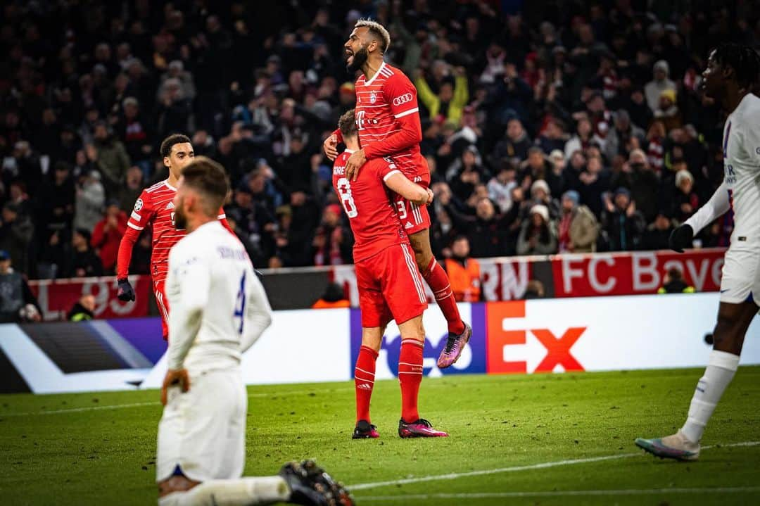 エリック・マキシム・シュポ＝モティングのインスタグラム：「MIA SAN MIA💫🔥What a team performance last night @fcbayern against a strong team @psg that will always have a place in my heart as well ! #çadonne」