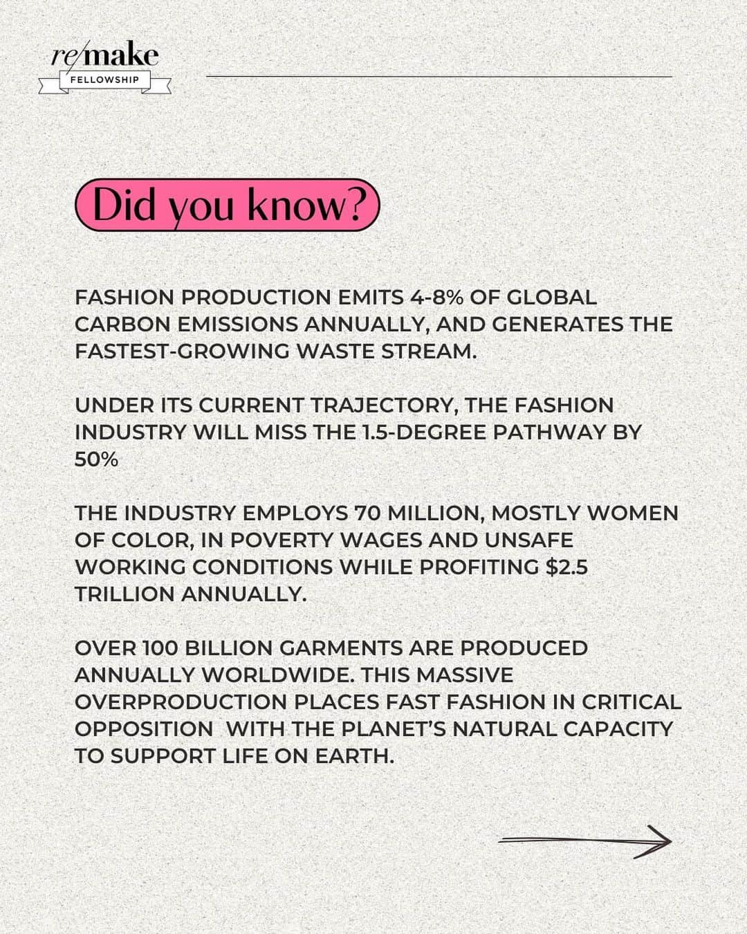 キャメロン・ラッセルさんのインスタグラム写真 - (キャメロン・ラッセルInstagram)「There is no better day to announce the launch of the inaugural @remakeourworld fellowship than #internationalwomensday!!! The fashion industry employs 1 in 4 women in the formal economy and rarely pays a living wage …all while we know that sustaining women improves just about everything — our lives, the lives of our children, the health of our communities and of the planet. So it is an honor to be a part of bringing together 24 brilliant fashion insiders who share an understanding that urgently needed systemic change requires we build strong solidarity networks, acting with policymakers, farmers, labor movements, academics, and everyone who wants something better.   When I first approached Remake about creating this fellowship I had been dreaming of ways we could better equip creatives to make change and I am so grateful to the entire team and community who graciously pulled up chairs to their table, inviting us to learn from and collaborate inside one of the most inspiring movements for a more just and sustainable fashion industry. #IWD」3月9日 11時19分 - cameronrussell