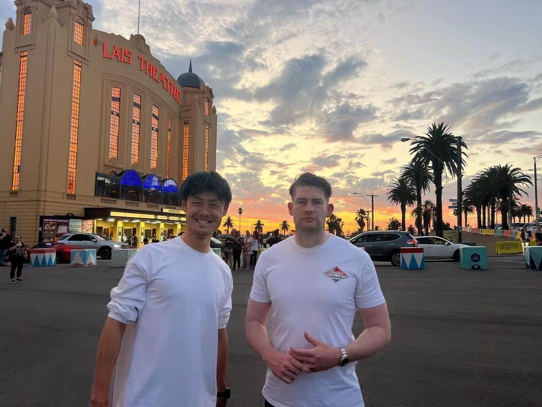 増田繁人のインスタグラム：「Thanks mate🤝  いつも優しく気にかけてくれるBrenden。」