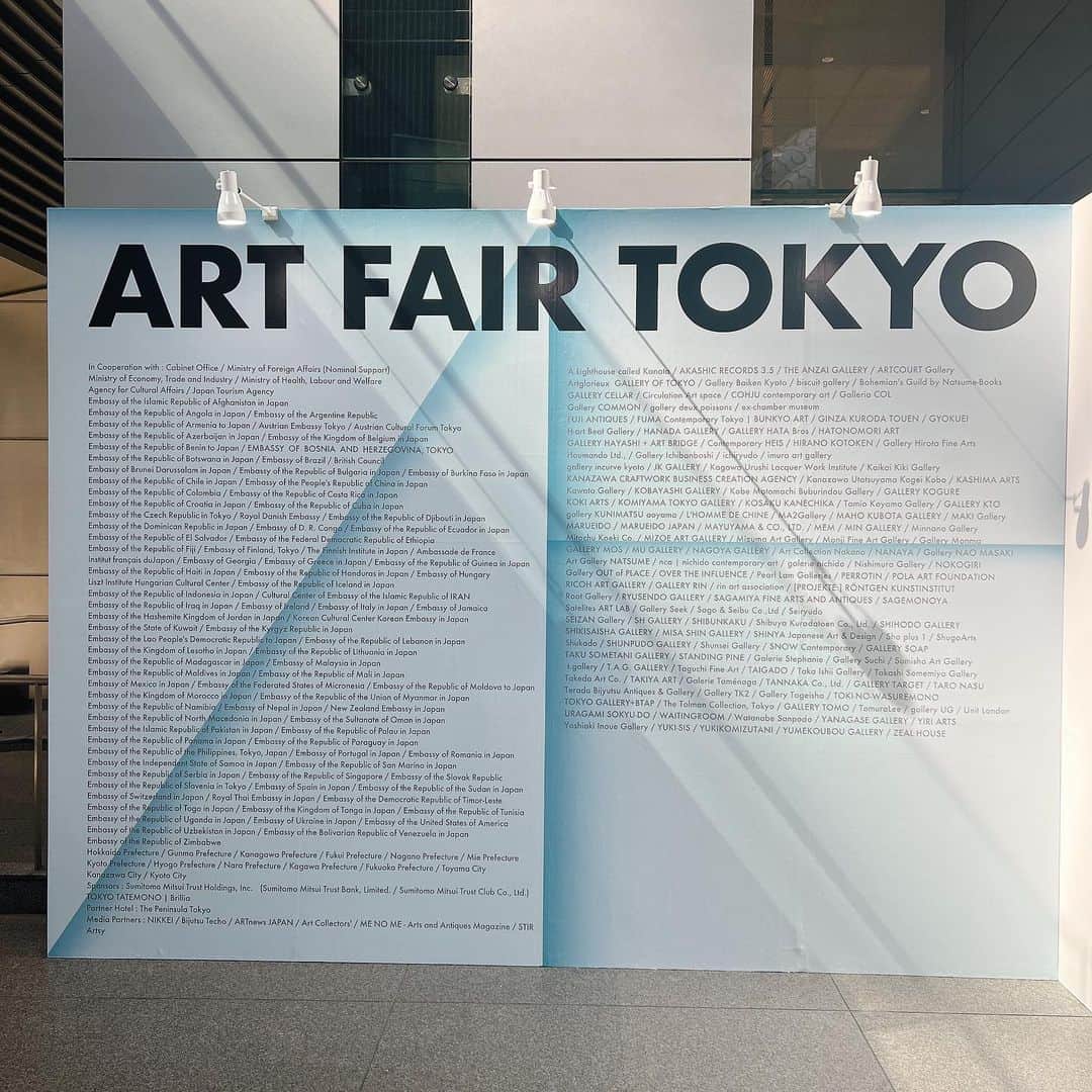 中村貞裕のインスタグラム：「#artfairtokyo2023」