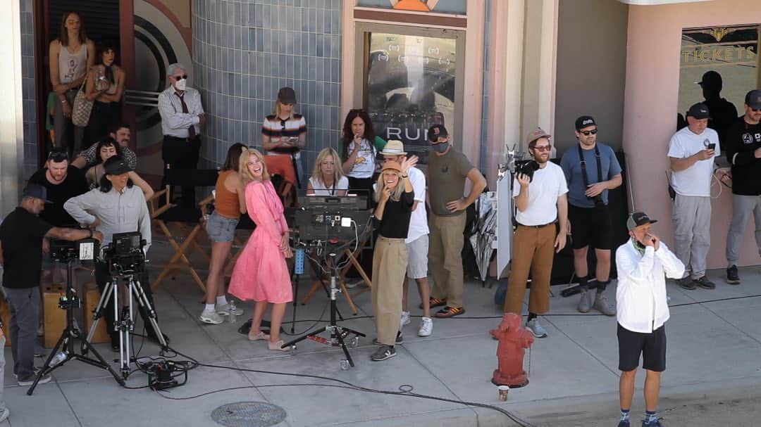 のインスタグラム：「Behind the scenes on set of Run, 2022 /// Upcoming screenings of Run at SXSW March 13 & March 16.」